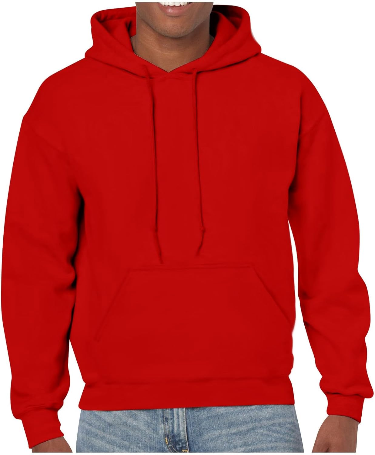 Men's Warm Hooded Pullover for Winter
