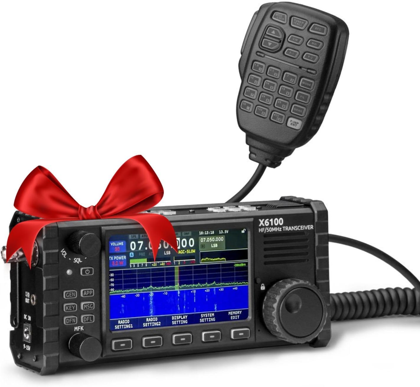 Xiegu X6100 HF Radio Transceiver: 10W Full Mode SDR Radio