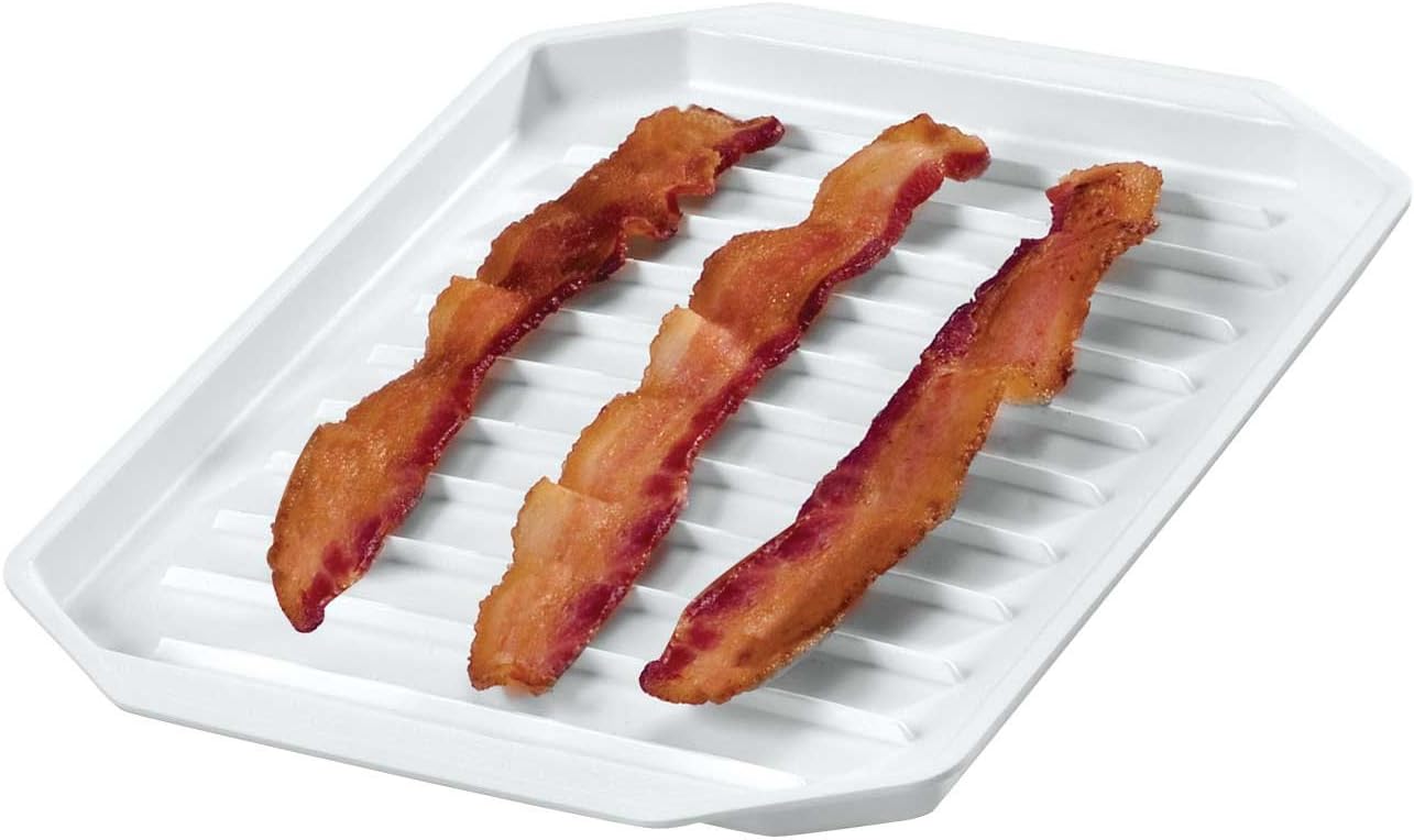Crispy Bacon in Minutes! WalterDrake Microwave Platter