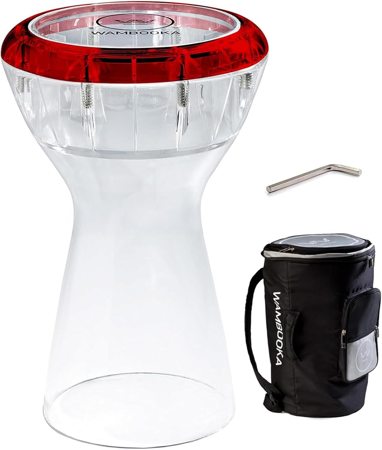 Wambooka Red Ruby Darbuka - Professional Drum for Musicians
