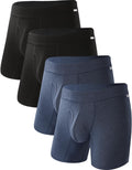 BAMBOO COOL Men's Ultra ComfortSoft Boxer Briefs - Moisture Wicking we