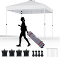 10x10 Pop Up Canopy Heavy Duty Pop Up Tent - Fast Setup Sun Shelter