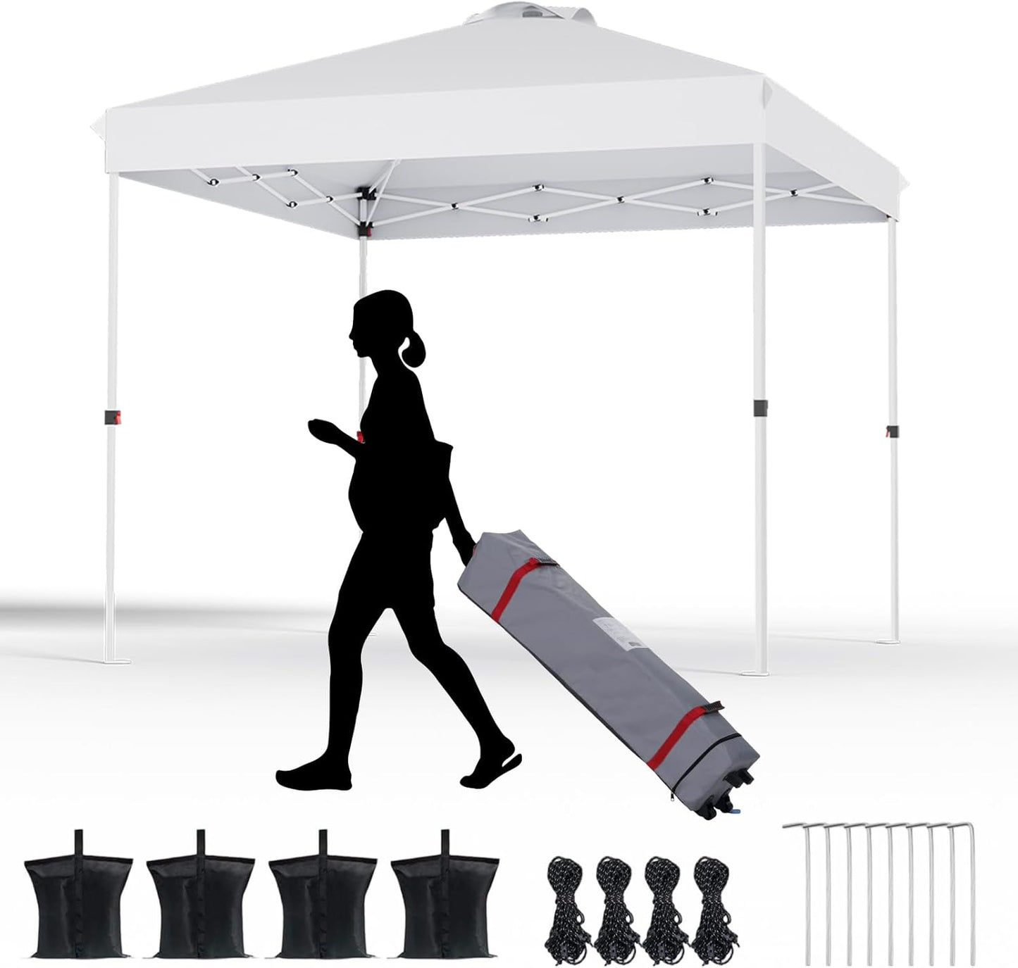 10x10 Pop Up Canopy Tent for Events, Camping, and Parties