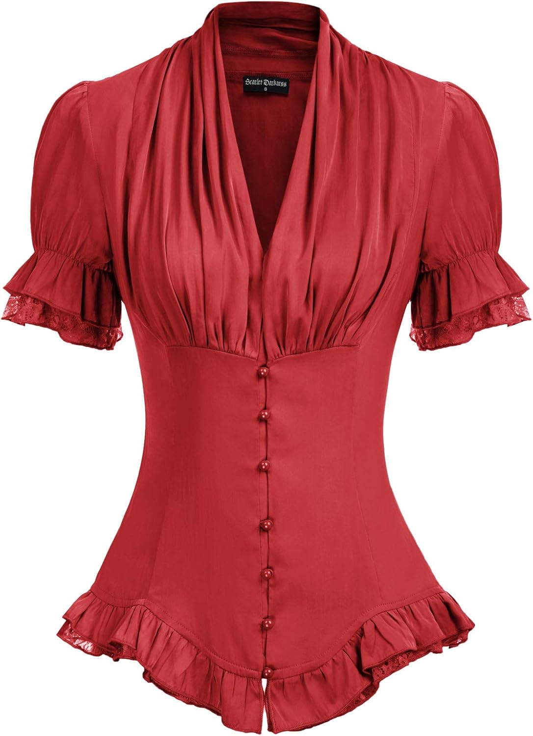 Victorian Peasant Blouses for Women - Elegant Puff Sleeve Tops