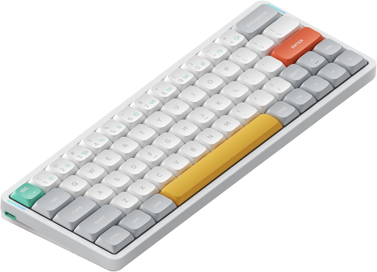 nuphy Air60 V2 Portable Wireless Keyboard for Gaming and Work