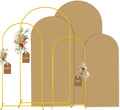 Arch Backdrop Stand and Cover Set 6 & 6.6 & 7.2 ft Khaki - Sturdy