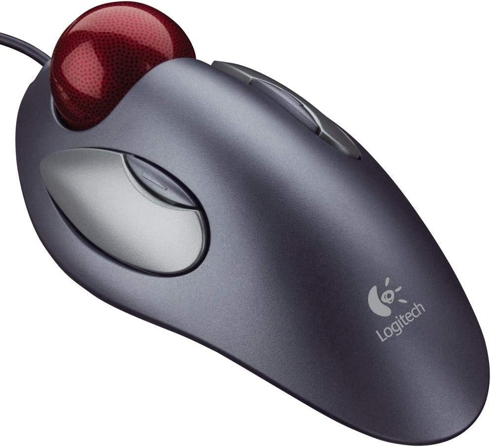 Logitech Trackman Marble Trackball Mouse for Ergonomic Use