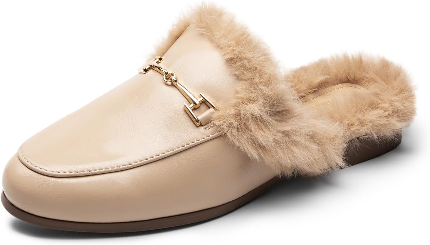 DREAM PAIRS Comfortable Buckle Mules for Women Slip on Slides
