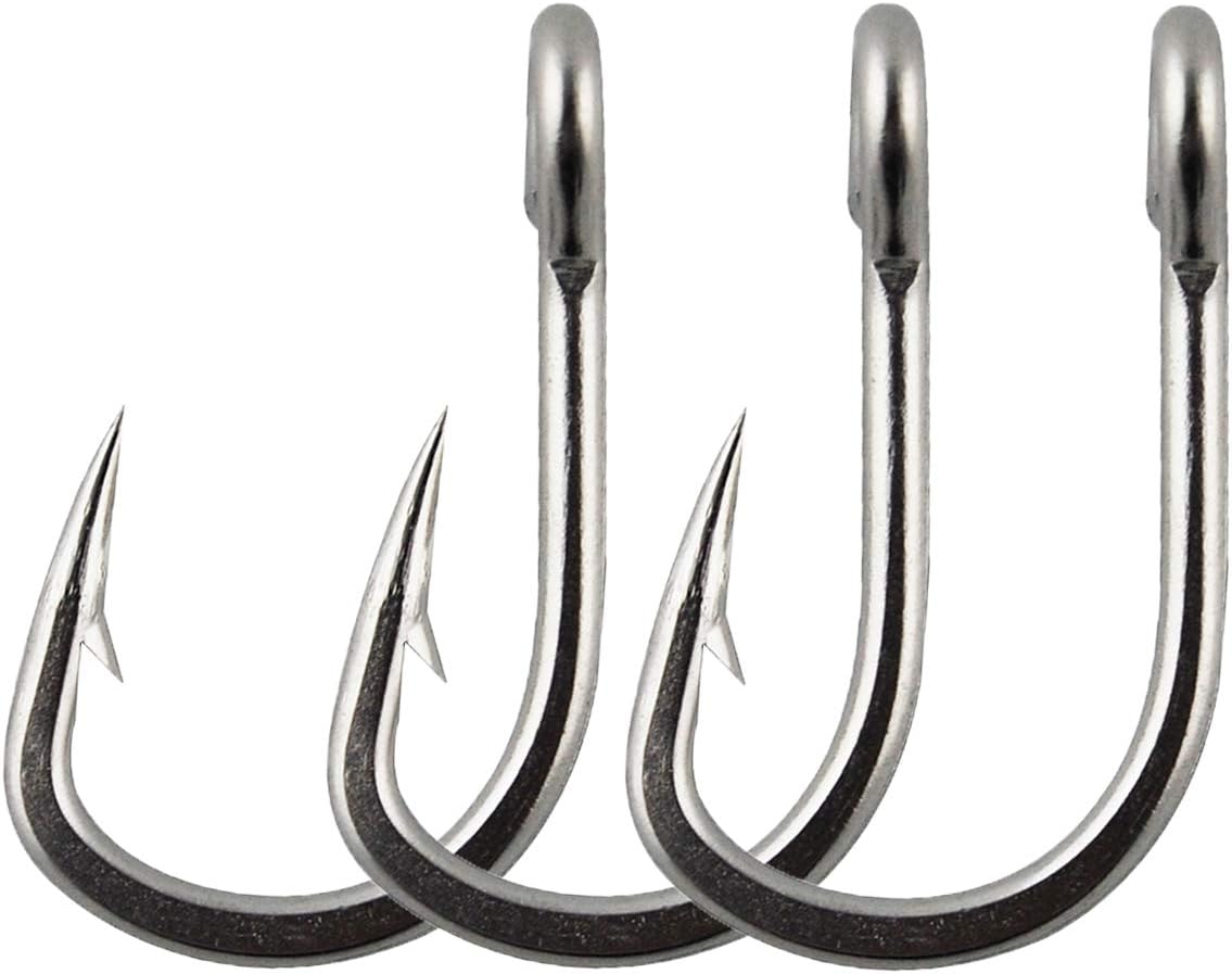 JSHANMEI Saltwater Stainless Steel Fish Hooks