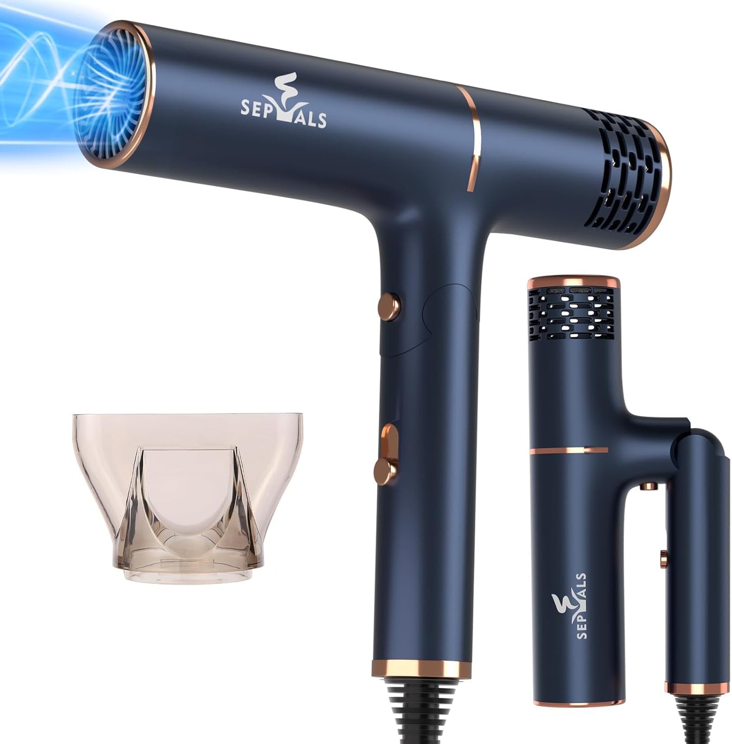 SEPYALS Foldable Ionic Hair Dryer - Fast Drying