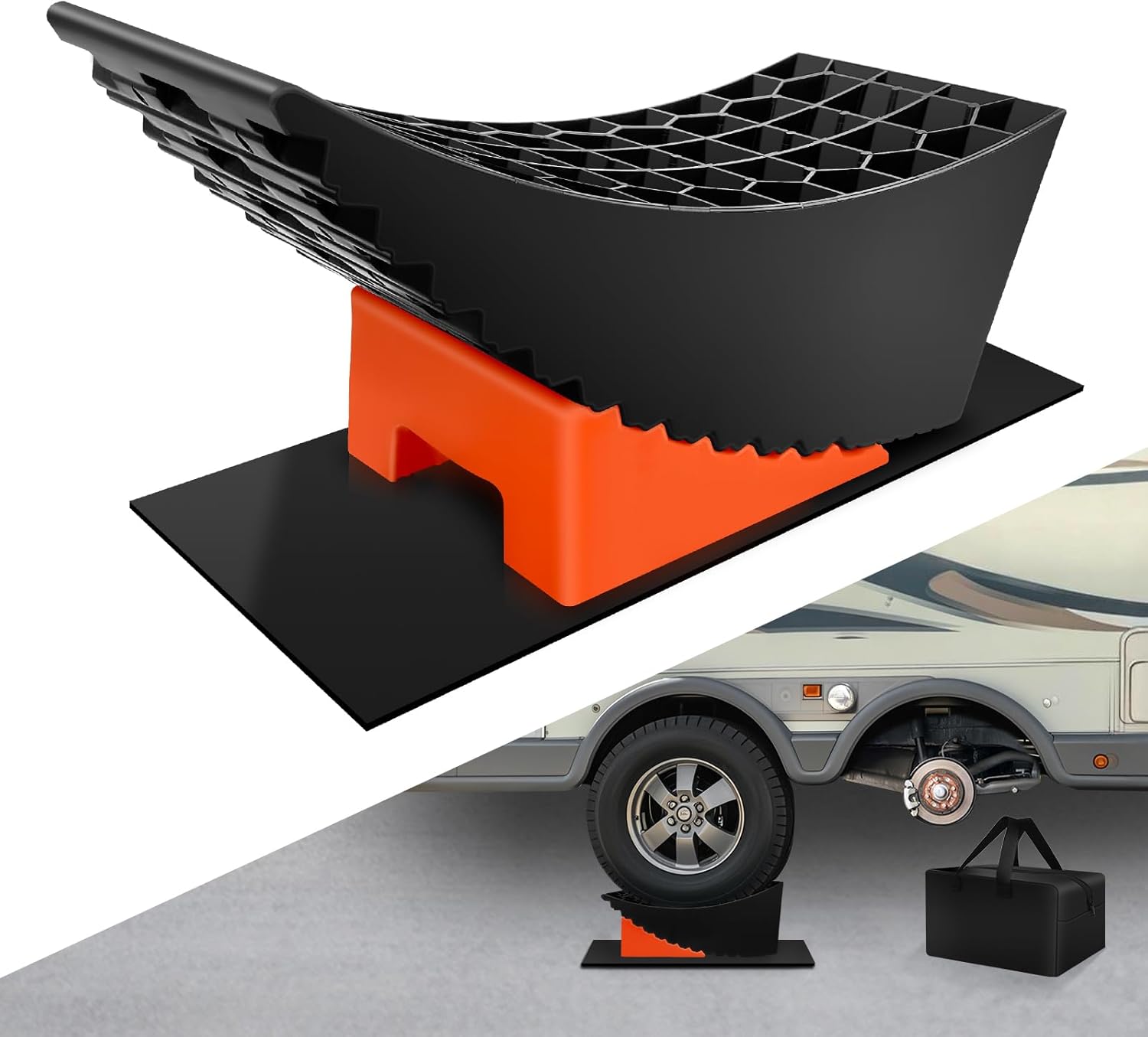 ROBLOCK Tandem Trailer Tire Change Ramp for Easy Tire Changes