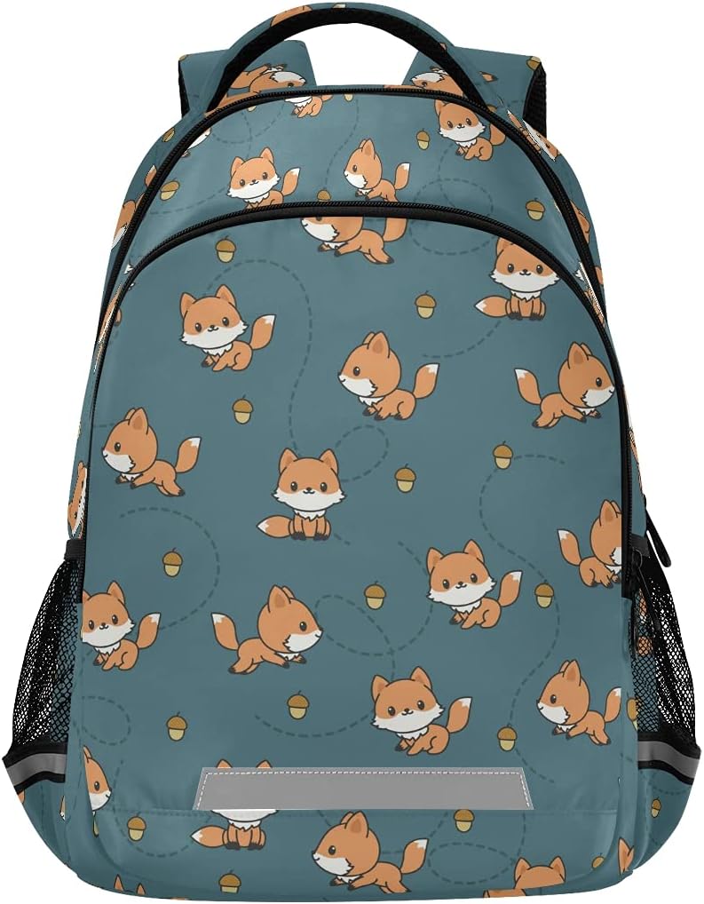 Cute Baby Fox Backpack with Chest Strap - Lightweight & Durable
