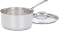 Cuisinart Saucepan w/Cover 3-Quart - Even Heating, Lifetime Warranty