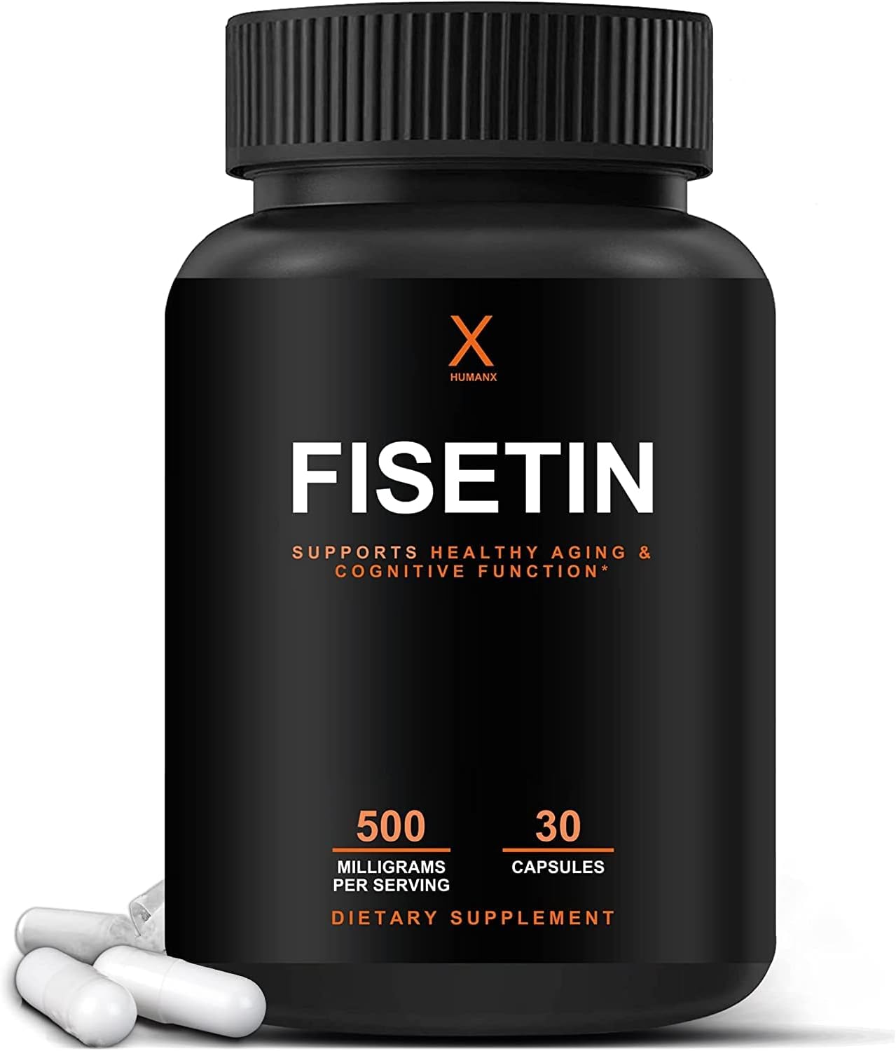 HUMANX Fisetin 500mg - Powerful Antioxidant Supplement