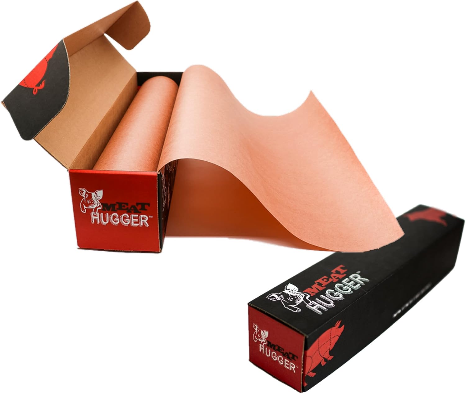 Meat Hugger Pink Butcher Paper Dispenser for Perfect BBQ