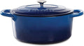 Crock Pot Artisan Enameled Cast Iron 7-Quart Oval Dutch Oven