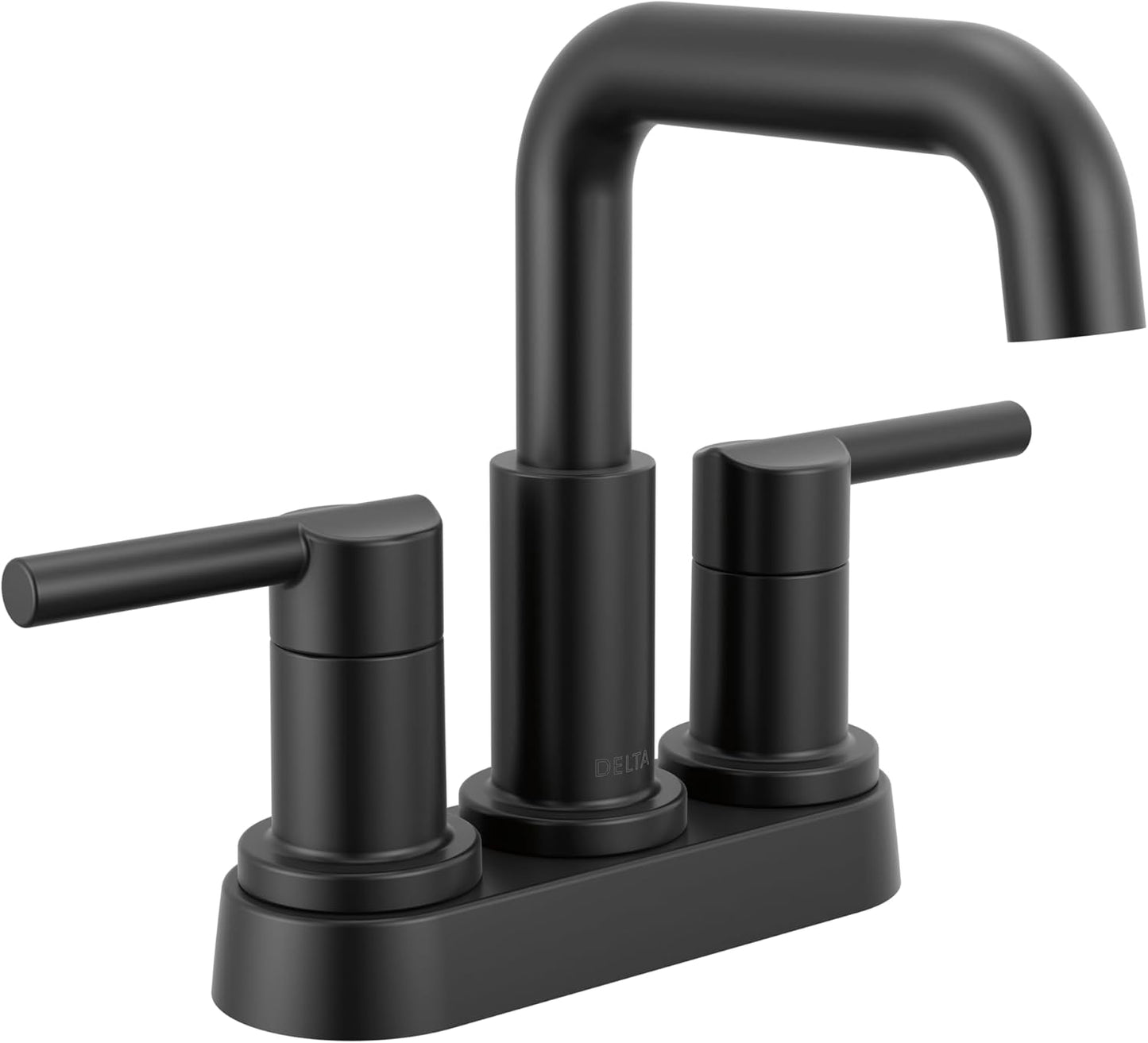Delta Nicoli Matte Black Bathroom Faucet for Stylish Vanities