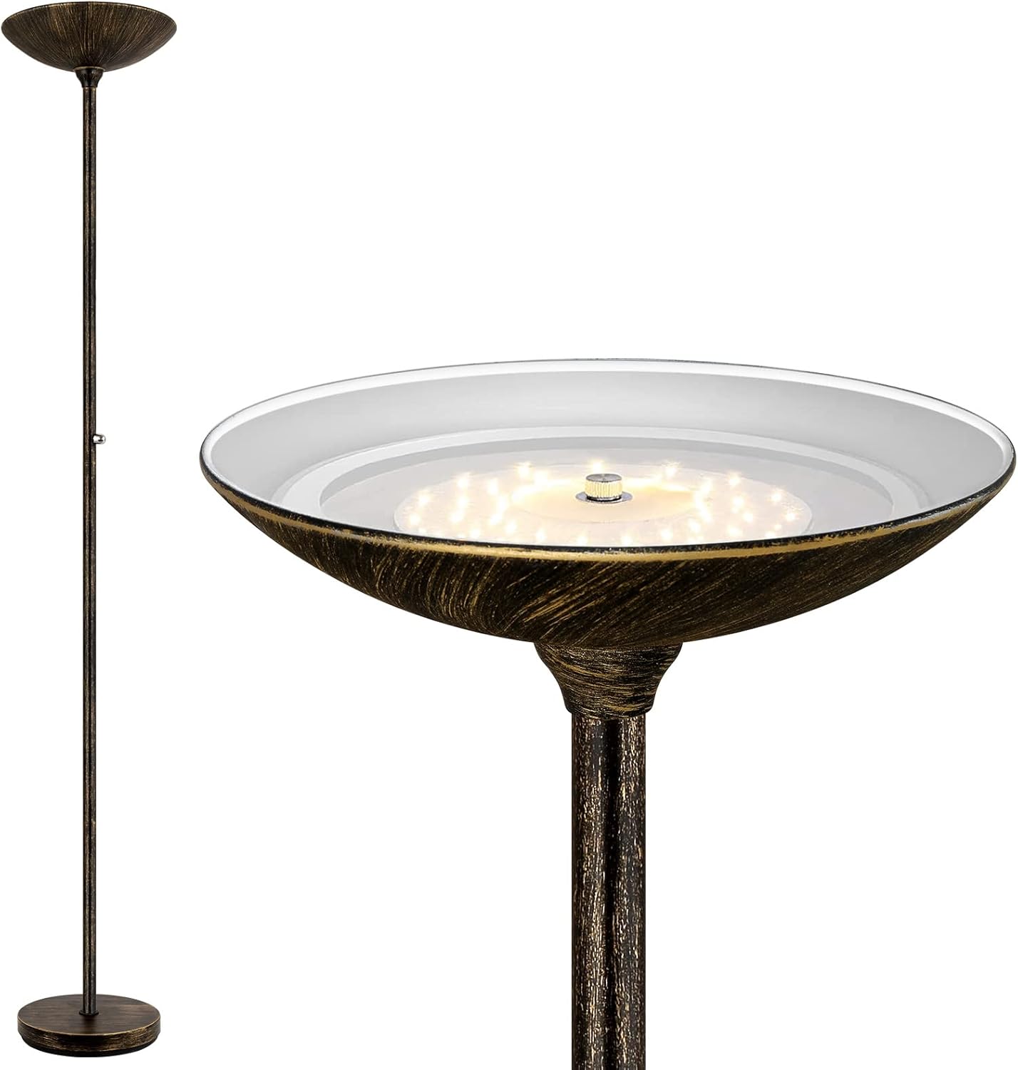 BoostArea Torchiere Floor Lamp: Bright, Dimmable, Modern Design