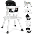 Cowiewie 8 in 1 Baby High Chair Growing with Baby - Versatile Feeding