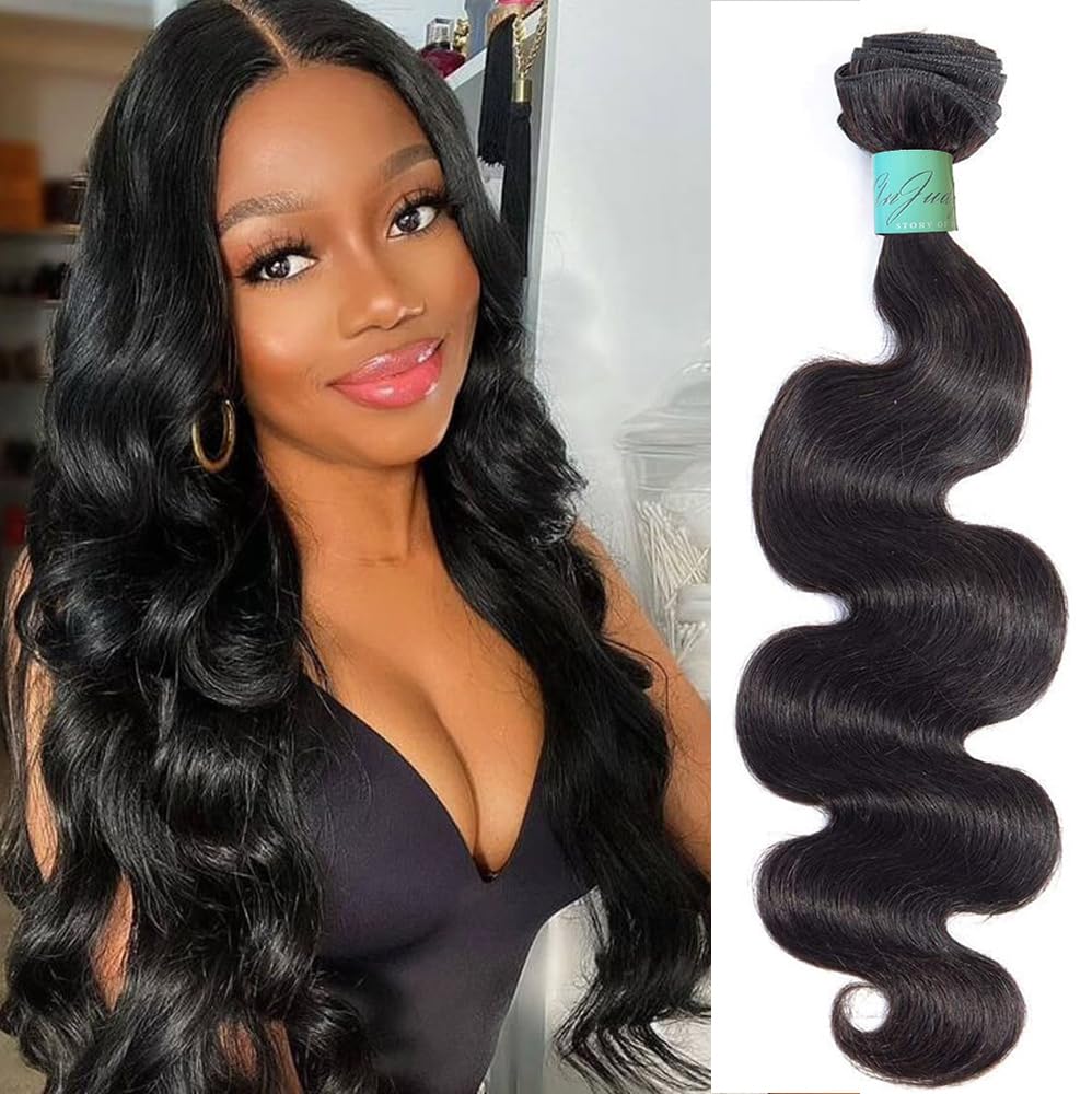 12A Body Wave Bundles Human Hair 26in Natural Black Color