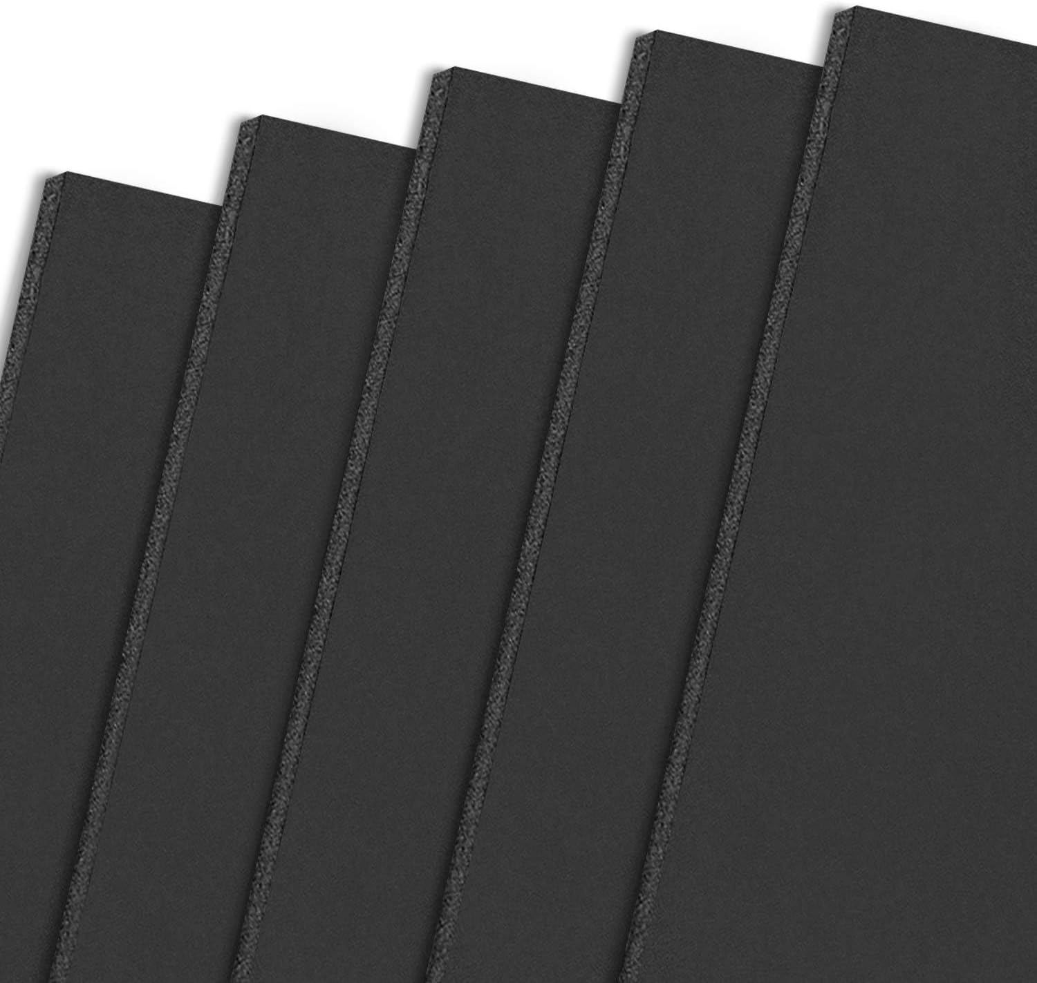 Acid-Free Foam Boards Pack of 10, 16x20 inch Black Boards