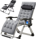 Zero Gravity Chair Premium Outdoor Reclining Patio Chair - Comfortable