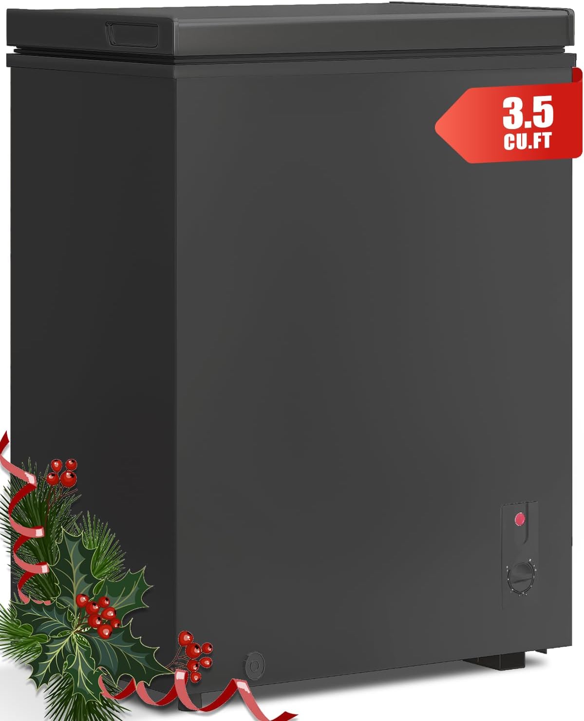 TABU 3.5 Cubic Feet Chest Freezer: Compact & Efficient Storage