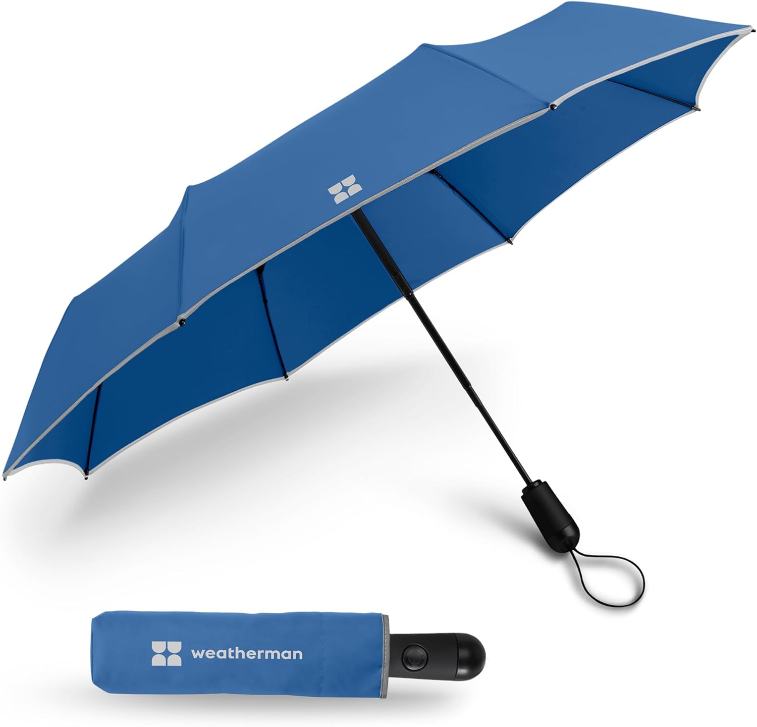 Weatherman Compact Mini Umbrella - Windproof Travel Umbrella