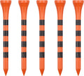 Zivisk Wooden Golf Tees Set - Various Sizes & Colors, 100 Count