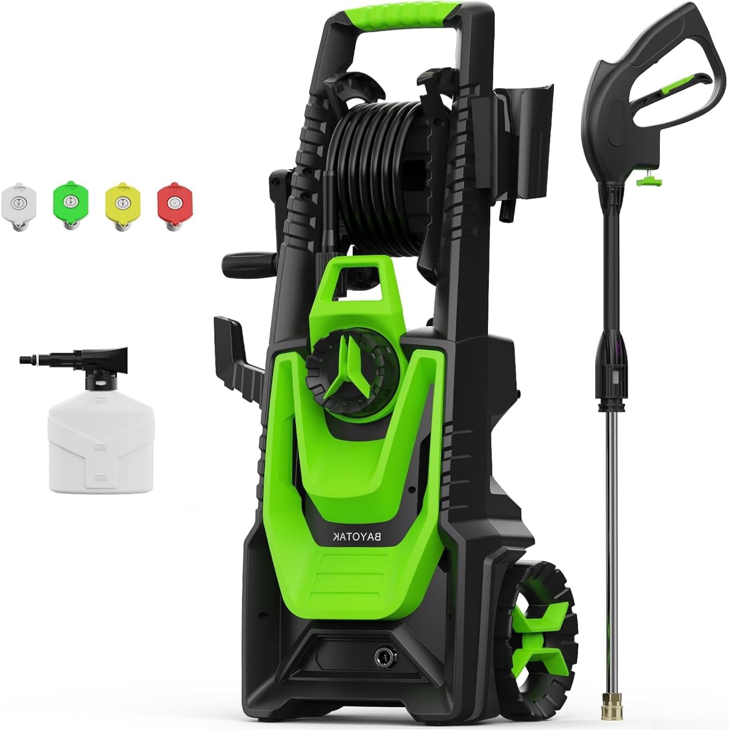 5000 PSI High Pressure Washer + Foam Cannon, BAYOTAK