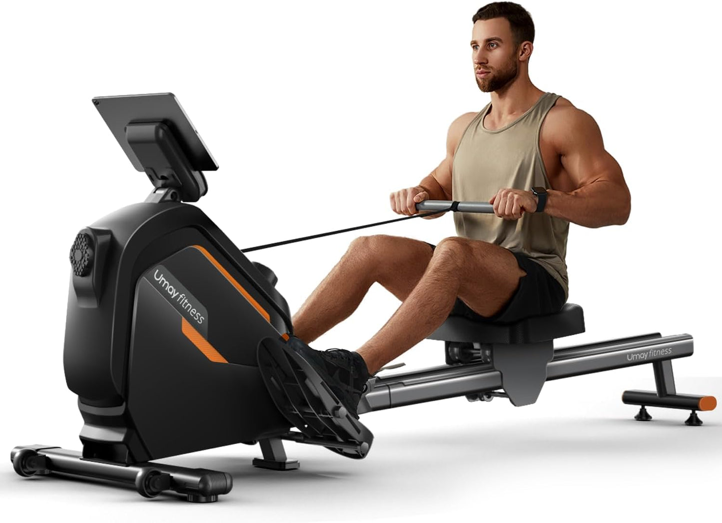 UMAY Magnetic Rowing Machine - Quiet & Adjustable!