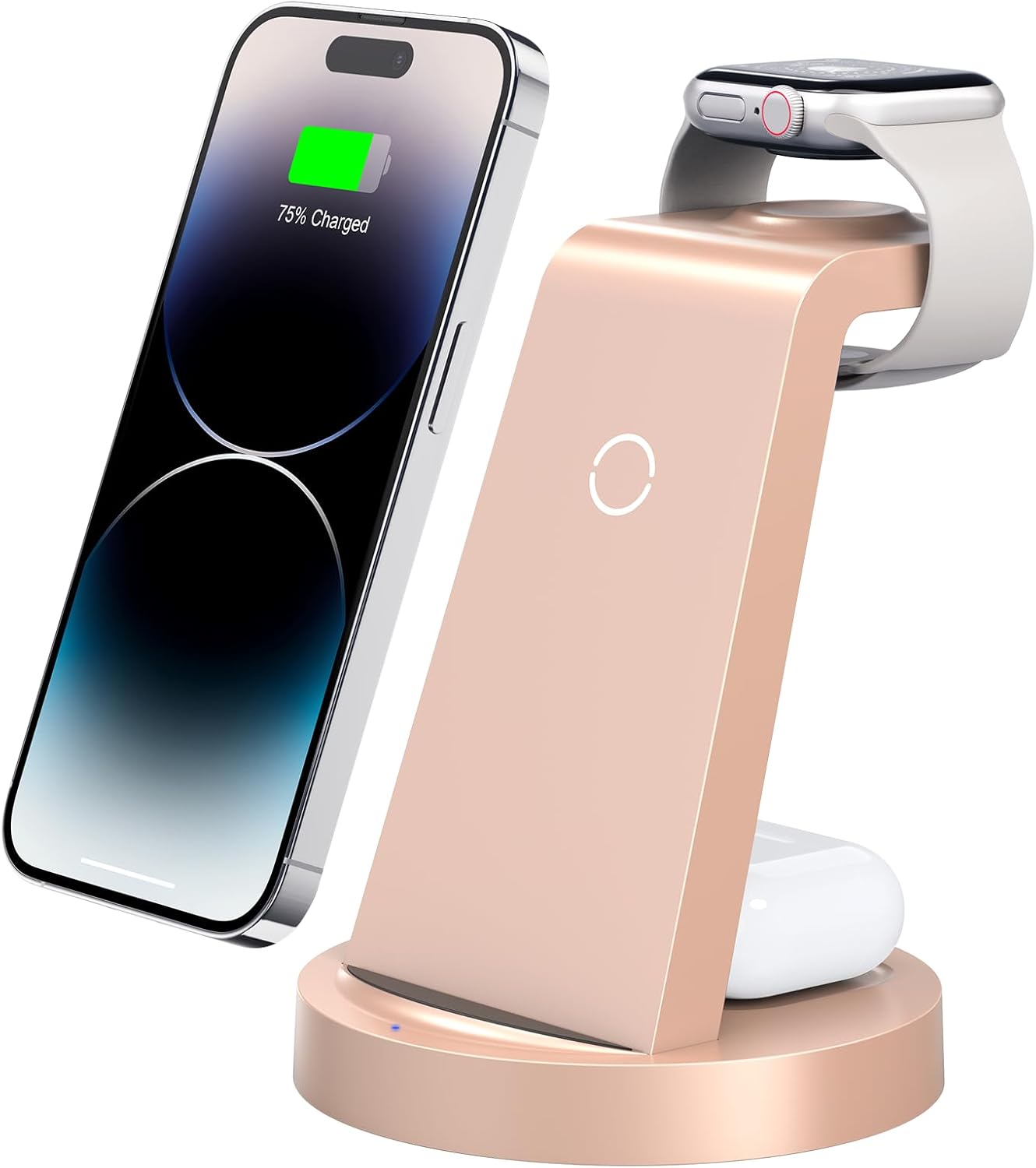 3 in 1 Charging Station for iPhone and Apple Watch - Rose