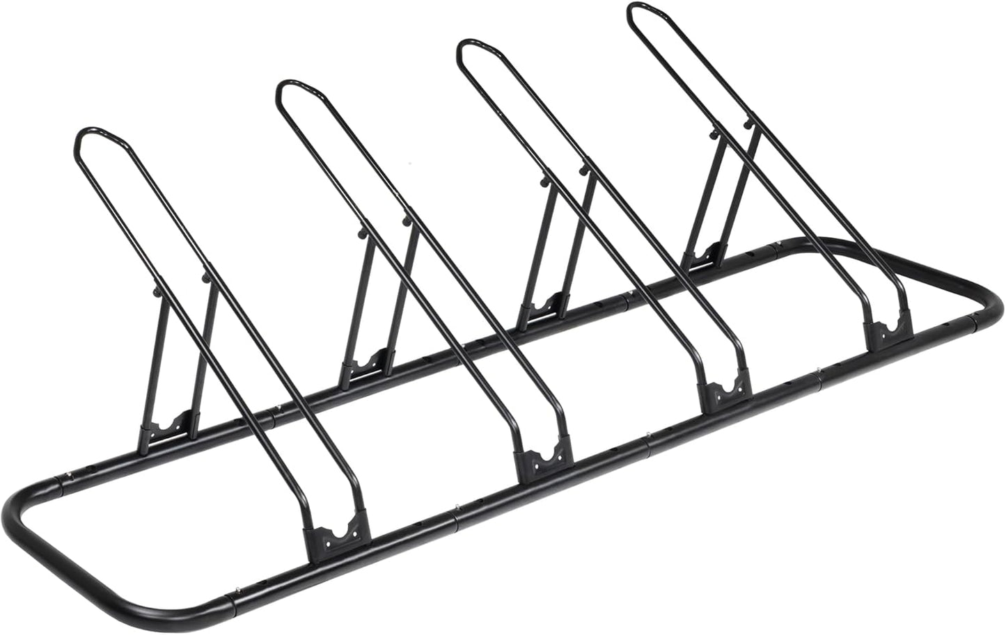 CyclingDeal Bike Rack Floor Parking Stand for 6 Bicycles
