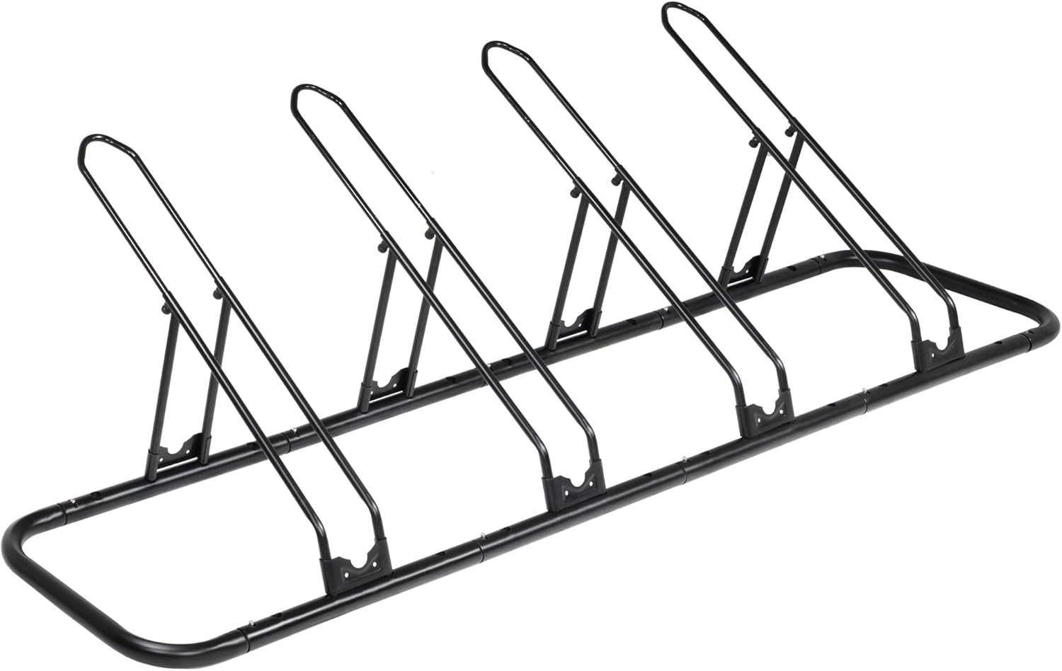 CyclingDeal Bike Rack Floor Parking Stand for 6 Bicycles