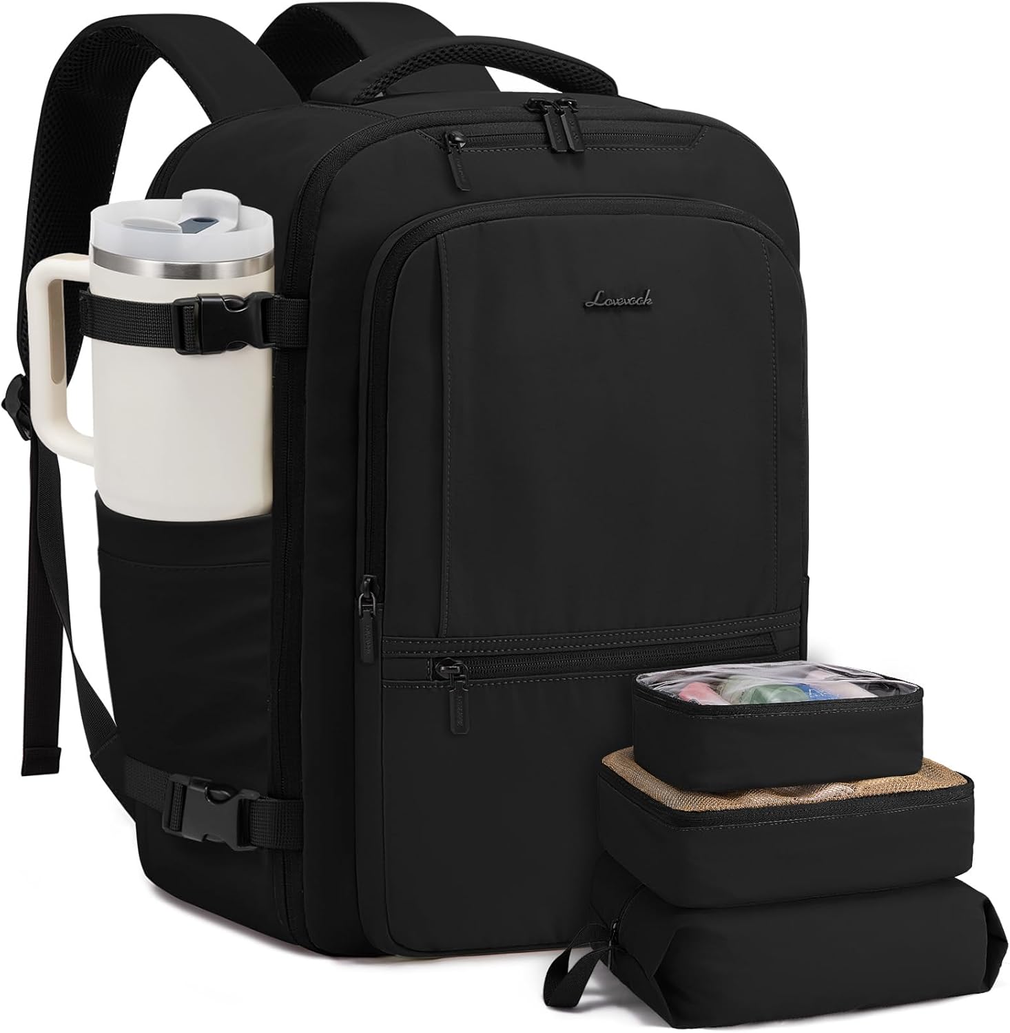 LOVEVOOK Travel Backpack for Women & Men - 40L Carry On Bag