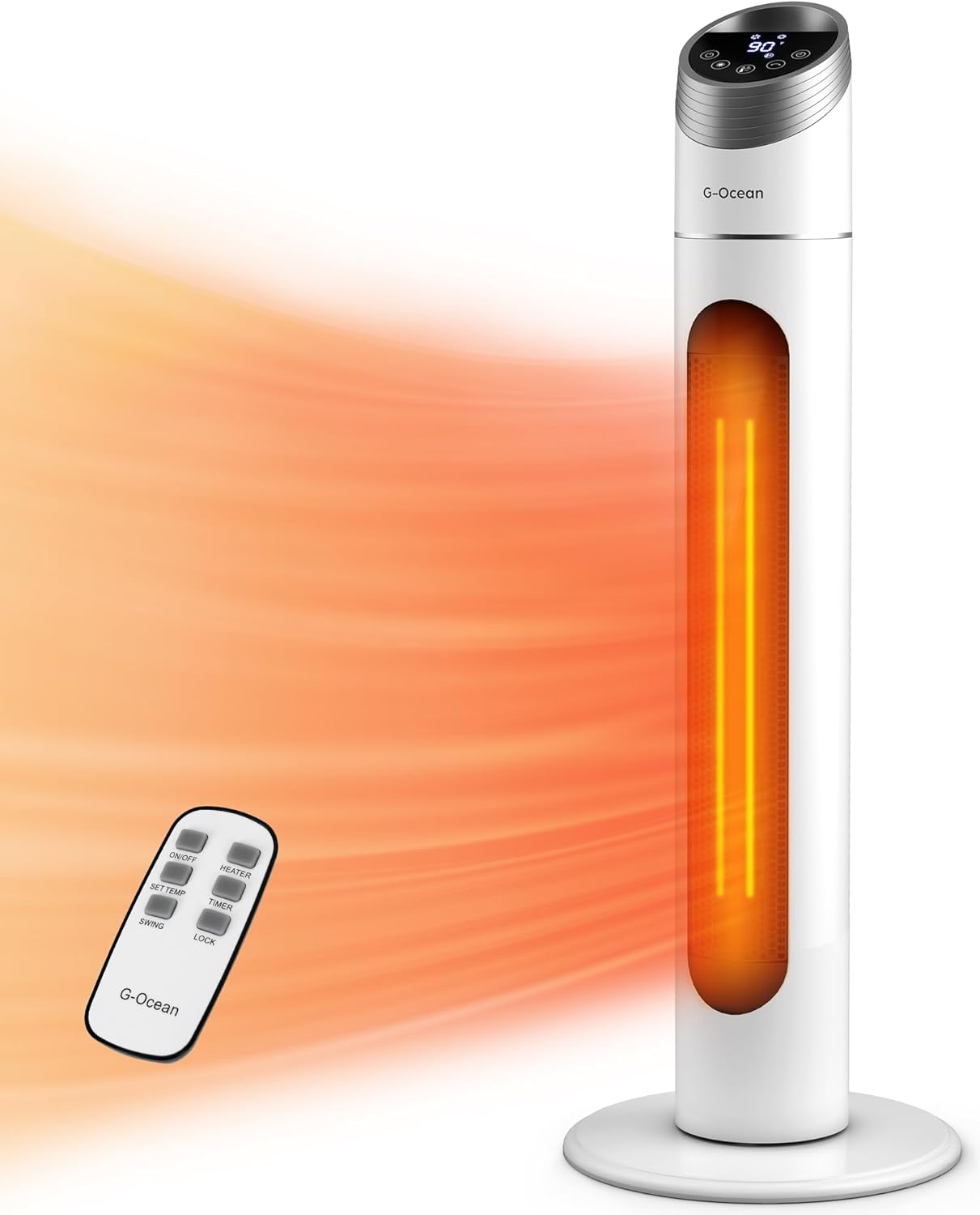 Powerful 1500W 34 Remote Space Heater - Perfect for Large Rooms