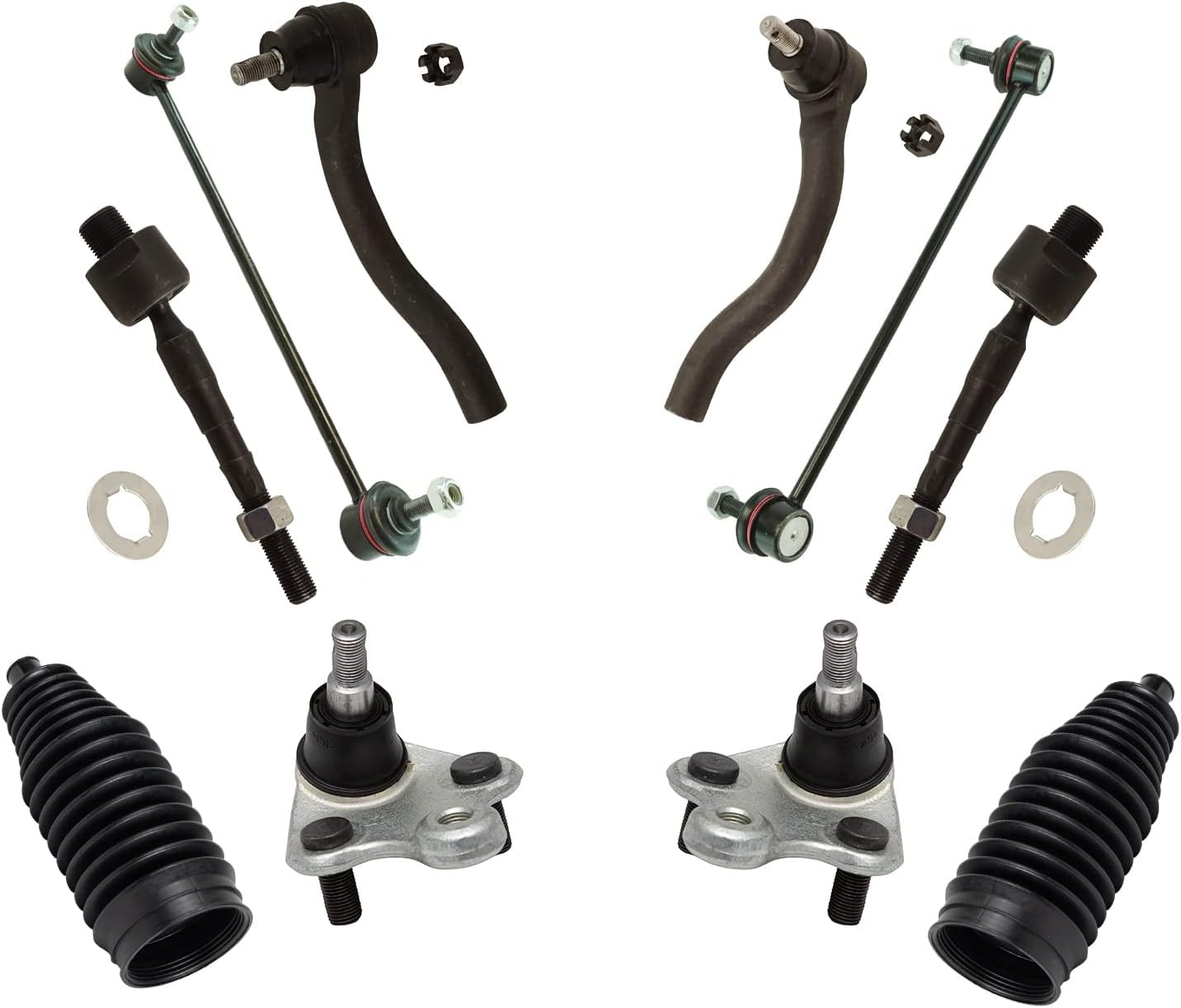 TRQ Front Steering & Suspension Kit for Acura ILX and Honda Civic