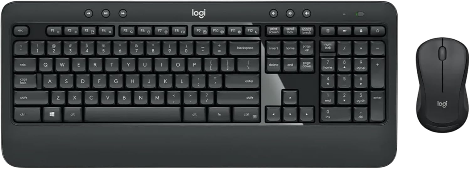 Long-lasting Battery: Logitech MK540 Combo