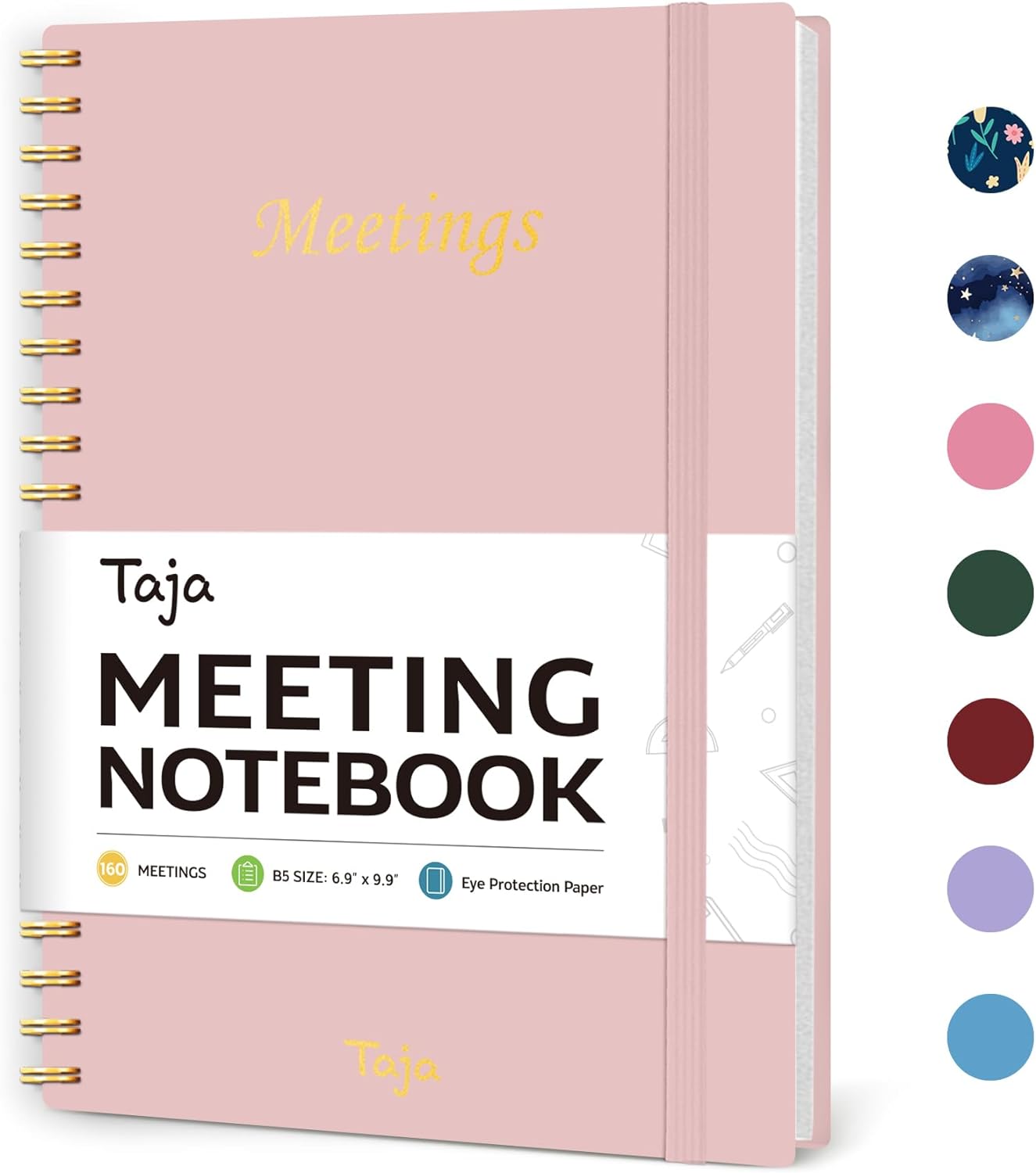 Project Planner Notebook - Organize Work Efficiently - Pink