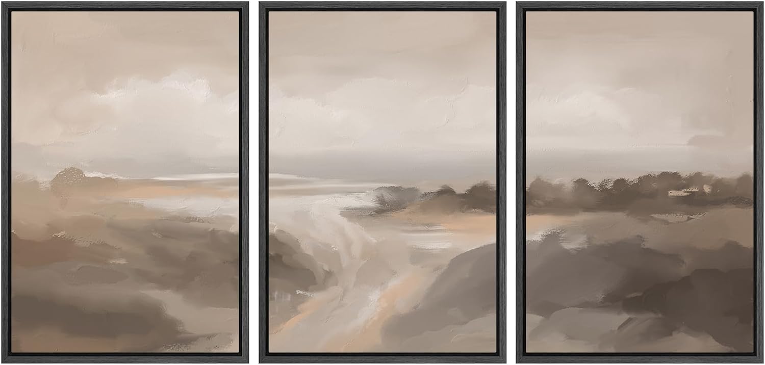 MUDECOR Framed Canvas Print Serene Landscape Wall Art
