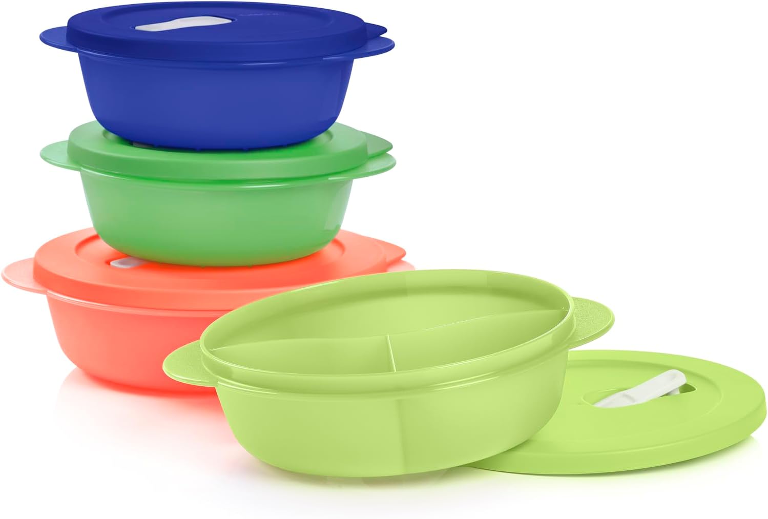Tupperware CrystalWave PLUS 4 Piece Round Food Storage Set
