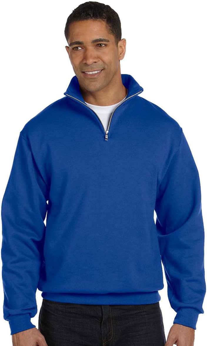 Jerzees NuBlend Quarter-Zip Sweatshirt - Navy - Sizes S-3X