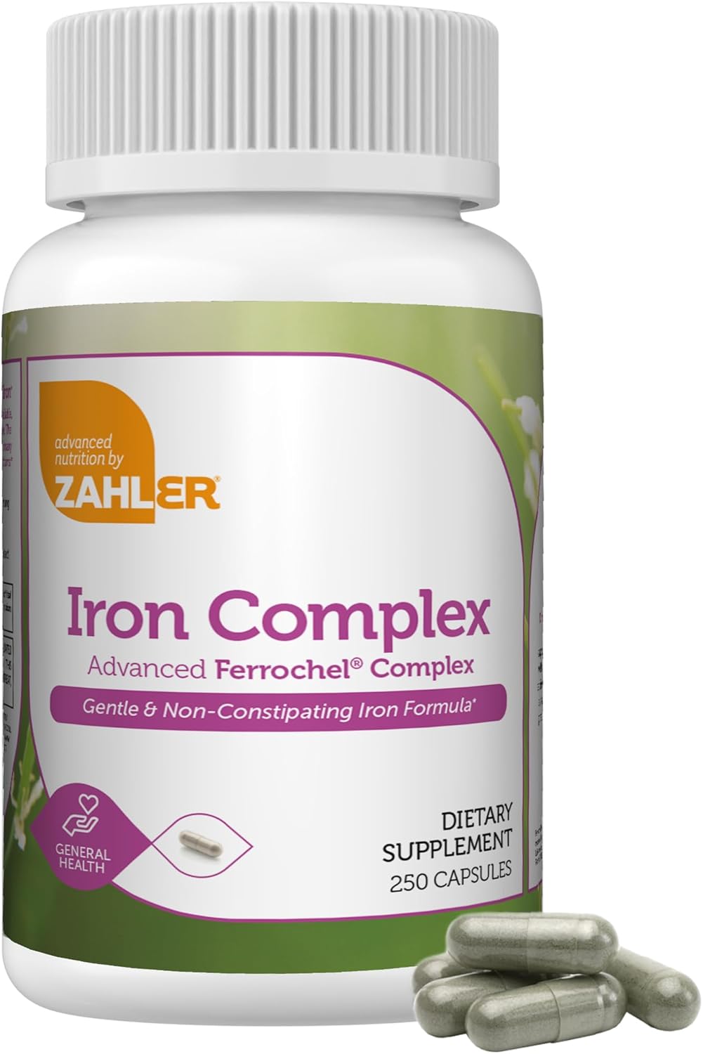 Zahler Iron Complex Capsules for Optimal Iron Absorption