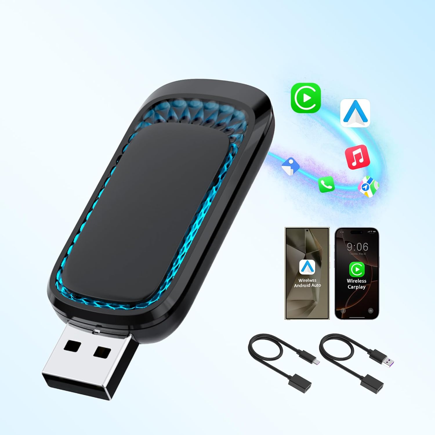 Wireless CarPlay Adapter | Fast Stable Connectivity | Ulyuho