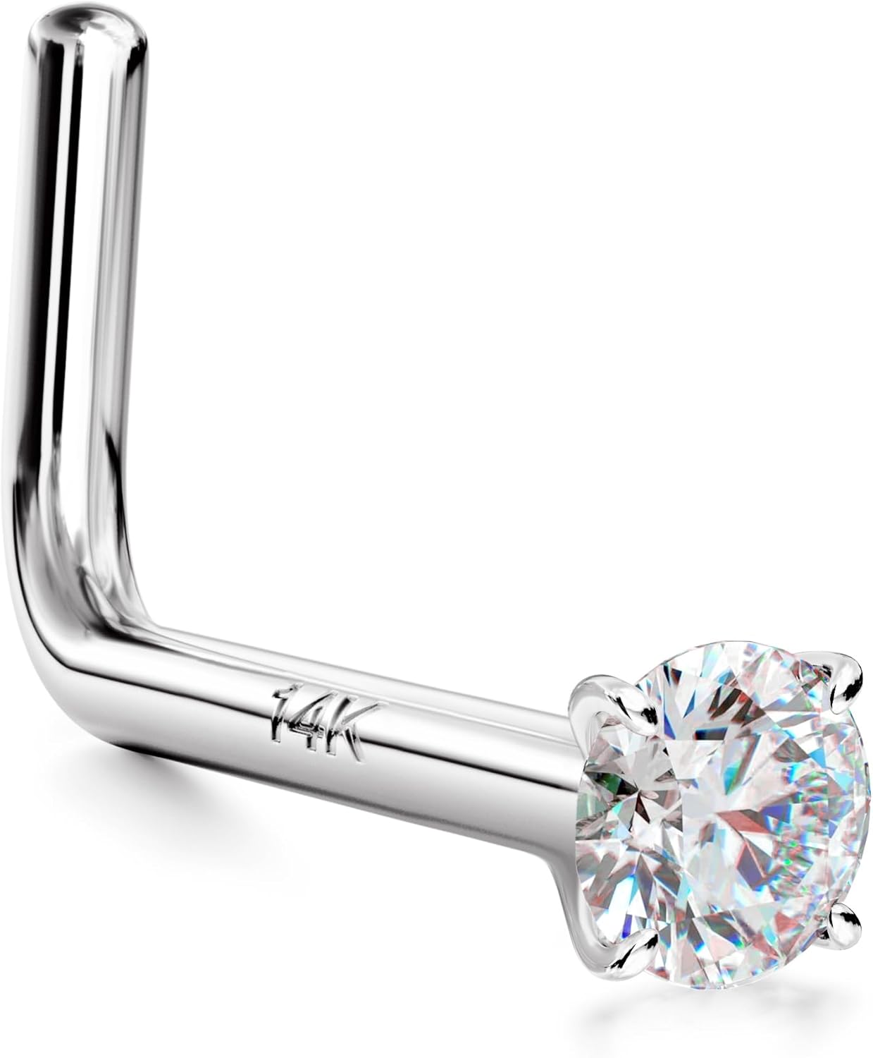 14K Gold Nose Rings Studs for Comfortable and Stylish Piercings