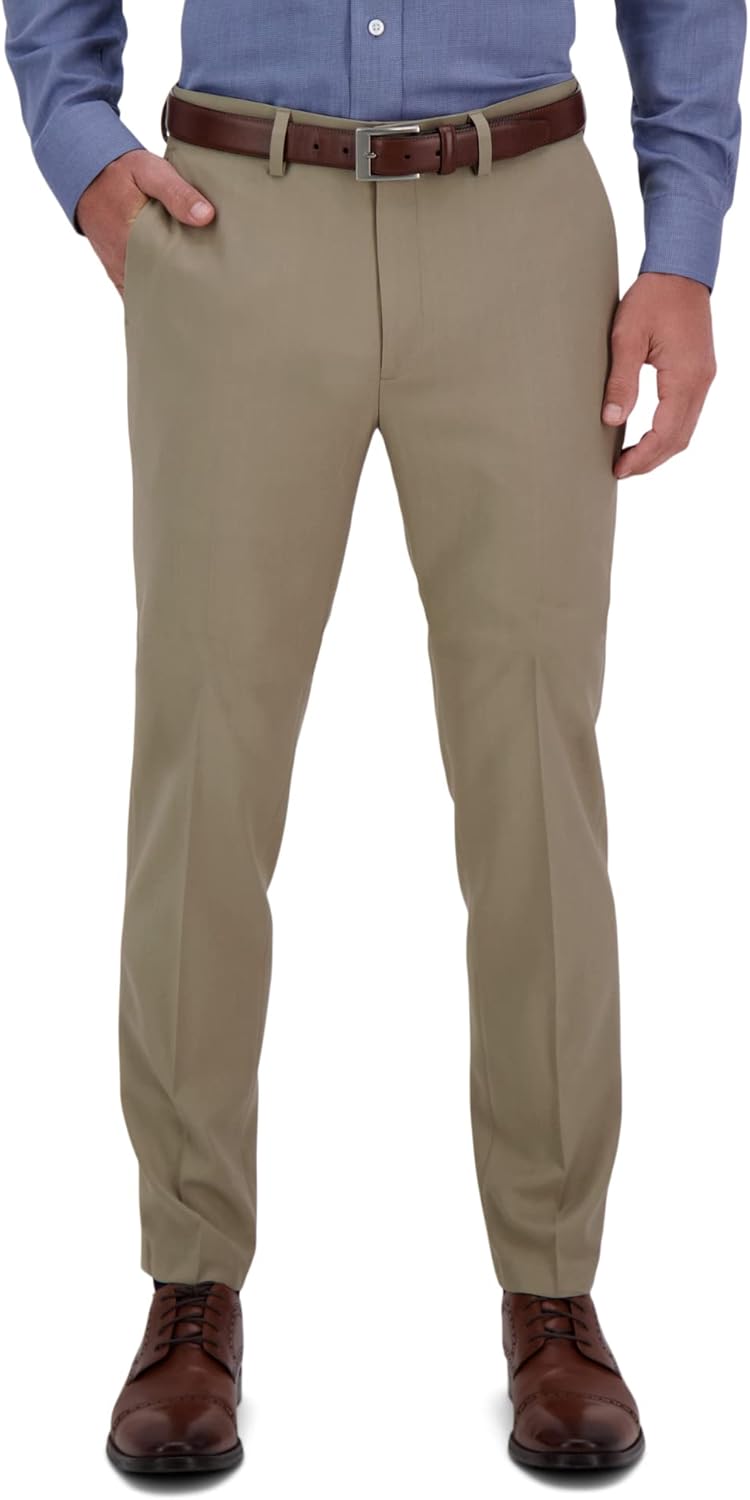Haggar Men's Premium Comfort Dress Slim Fit Flat Front Pant Review