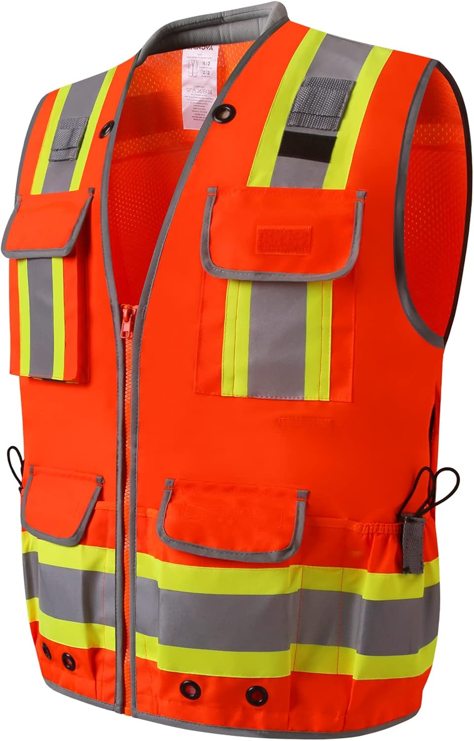 UNINOVA Surveyor Safety Vest Reflective for Men with Pockets