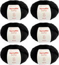 Softy Yarn Bulky Weight 6-Pack Merino Wool - Ultra-Soft for Fast Knits