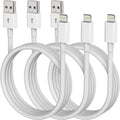 iPhone Charger Lightning Cable 6FT MFi Certified (3 Pack) - Long Fast