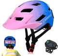 Kids Bike Helmet with LED Display - Adjustable Smart Helmet for Safety